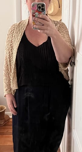 Colette H. review of Shrug Knit | Natural image 1 out of 1