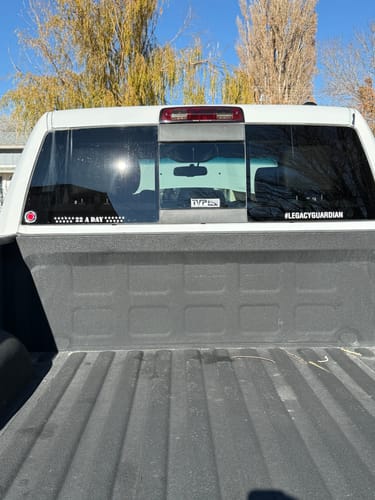 Customer photo review of 22 A Day Decal (12 inch)