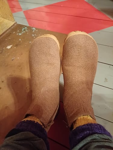 Customer photo review of Vaistoa Sulo -paljasjalkanilkkurit