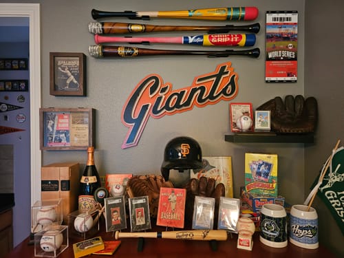 Customer photo review of San Francisco Giants 2014 World Series Ticket Stub Single Layer Metal Wall Art