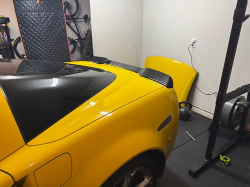 Customer photo review of Corvette C6 ZR1 Extended Rear Trunk Spoiler