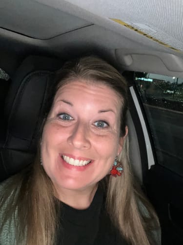 Gayle Y M. review of Patterned Turkey Dangles Hypoallergenic Earrings for Sensitive Ears Made with Plastic Posts image 1 out of 1