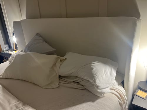 Customer photo review of Down Bed Pillow - Medium