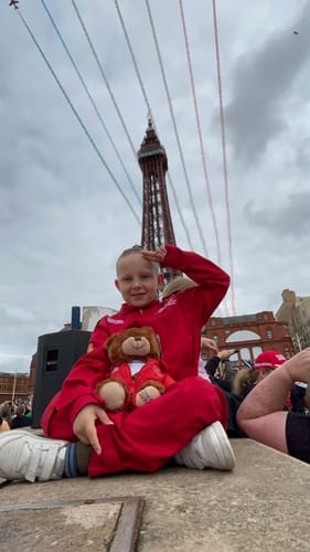 Customer photo review of Red Arrows Kids Flying Suit