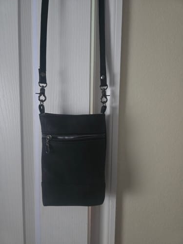 Customer photo review of Wanderlust Phone Bag Pattern