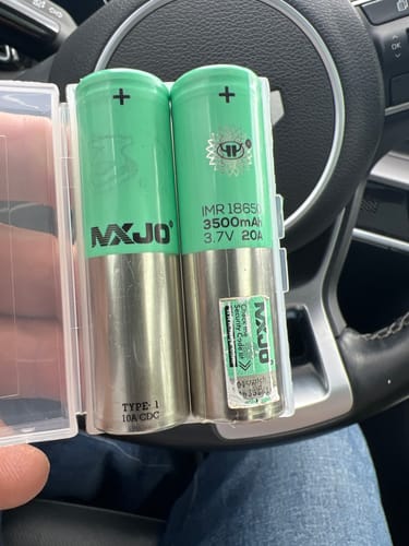 Customer photo review of MXJO 18650 3500mAh 10A Battery