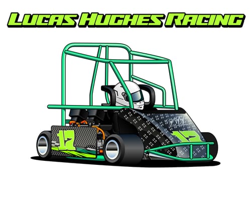 Customer photo review of Custom Drawing Style Race Car