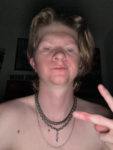 Customer photo review of 6MM MINI ARIES CHAIN