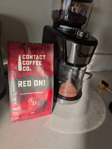 Customer photo review of Red On! High-Caffeine Coffee