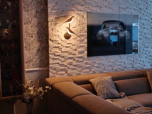 Customer photo review of Frendorf | Moderne Vögel Wandlampe - AviaryGlow