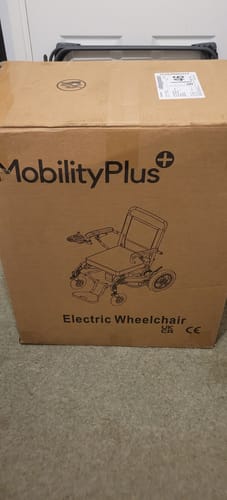 Customer photo review of MobilityPlus+ Ultra-Light InstaSplit Electric Wheelchair