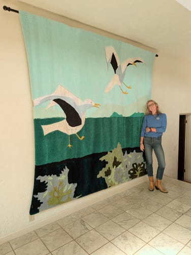 Customer photo review of The Spider — Cut & Loop Pile Tufting Machine