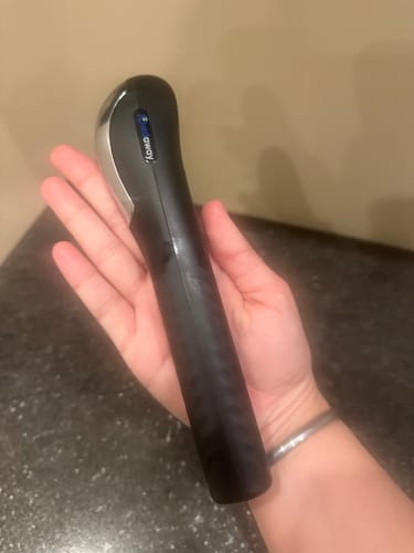 Customer photo review of Achedaway Mini Scraper:On-the-Go heated muscle scraping tool