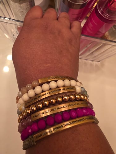 Customer photo review of STACKERS - ROSE GOLD (POS)