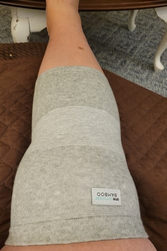 Customer photo review of Premium Bamboo Knee Sleeve (Single)