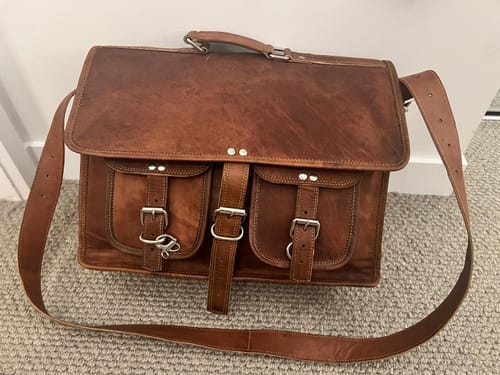 Customer photo review of Hartmann Messenger Backpack