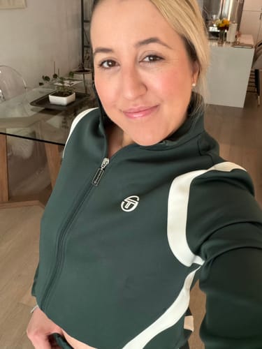 Customer photo review of Anna Track Jacket- Green Gables