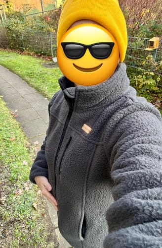 Customer photo review of Damen Sherpa Fleece Jacke