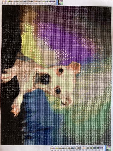 Customer photo review of Diamond Painting -maalaus omasta kuvasta
