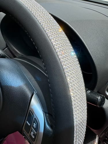 Customer photo review of Steering Wheel Cover Glowrious Shimmer