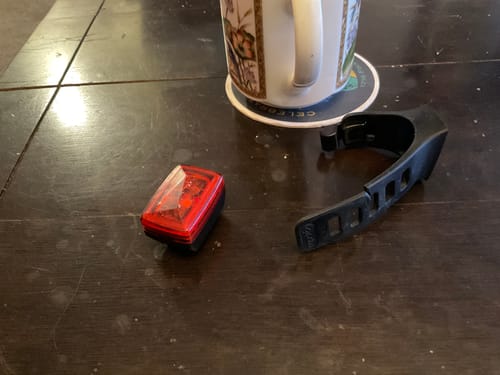 Customer photo review of Asteroid USB Tail Light