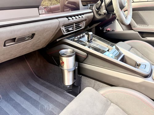 Customer photo review of RHD Flip Porsche 992 Cup Holder