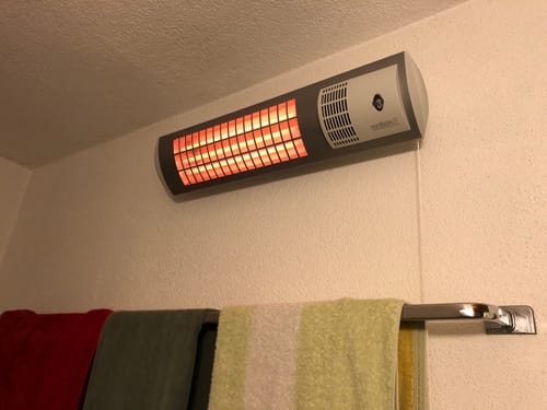 Teuscher review of Infrarot Heizstrahler für Terrassen mit 3 Stufen: 600W, 1200W, 1800W image 1 out of 1