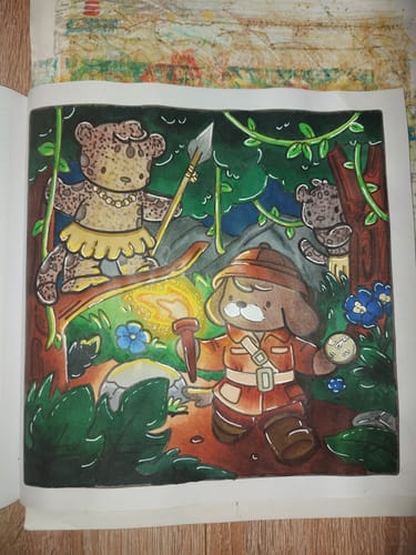 Customer photo review of Ohuhu Honolulu 168 Colors Dual Tips Alcohol Art Markers