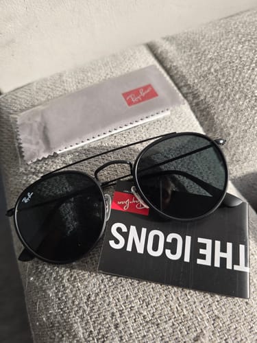 Customer photo review of Lentes De Sol Rb Double Bridge Rb3647n Negro Negro