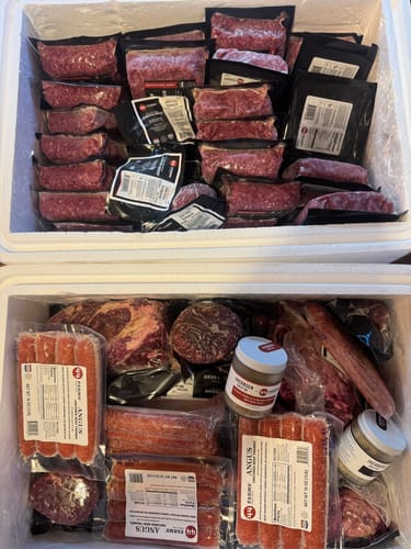 Customer photo review of Quarter Beef Bundle
