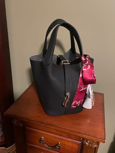 Customer photo review of LALUVA - Picolle Leather Bag
