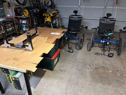 Customer photo review of Table Top TrikeTight Workstand
