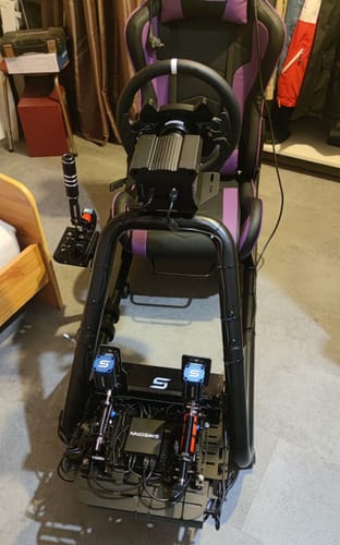 Customer photo review of Newest Simsonn Pedal Pro X Ultra with Haptics and RGB Feedback