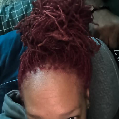 Customer photo review of Instant Dye Shampoo