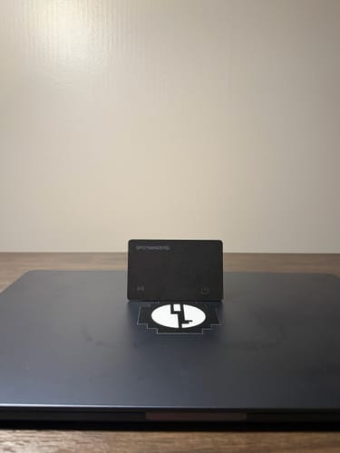 Customer photo review of SPOTMINDERS. Tracking Card