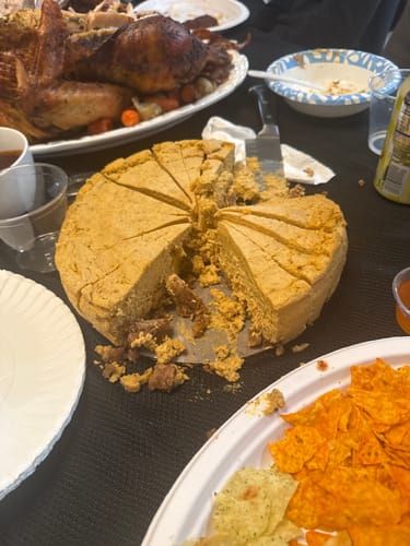 Customer photo review of Seasonal Cheesecake - Pumpkin