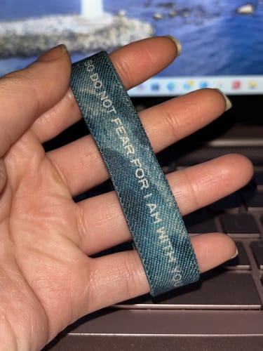 Customer photo review of Daily Bible Verse Wristband