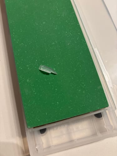 Customer photo review of Majin Japanese Ceramic #1000 Sharpening Whetstone