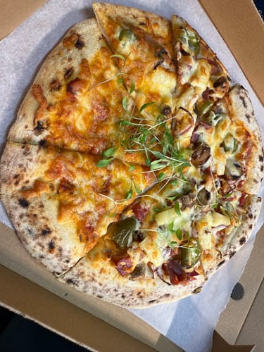 Customer photo review of Sourdough Pizza Bases