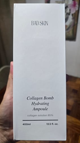 Customer photo review of Bad Skin™ Korean Collagen Bomb Hydrating Ampoule