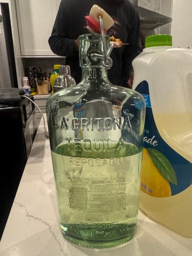 Customer photo review of La Gritona Reposado Tequila