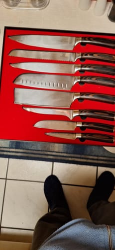 Customer photo review of Asiatisches Messerset Premium 8-teilig