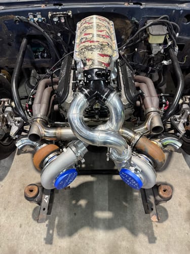 Customer photo review of High Flow Wastegate Merge for 60/66mm Wastegate and 3" Tubing / 90° Bend 21-13002