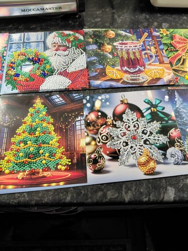 Customer photo review of 12 joulukorttia – Jouluaatto-setti