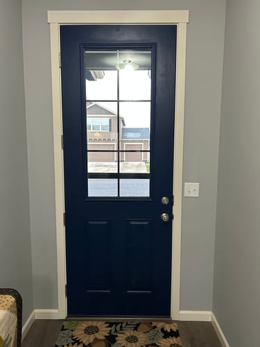 Customer photo review of Grills Between Glass 6 Lite Glass and Frame Kit (3/4 Lite 24" x 50" Frame Size)