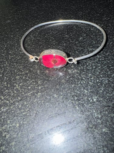 Lorraine review of Poppy Oval Bangle Sterling Silver image 1 out of 1