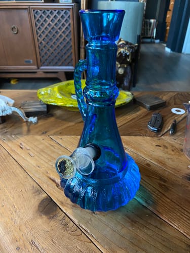 Customer photo review of DIY Bong Kit - Water Pipe Drilling Kit for Decanters, Vases & Bottles