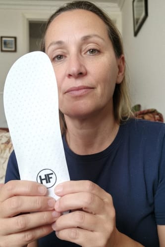 Customer photo review of Standard Comfort Insoles – Lightweight and Breathable