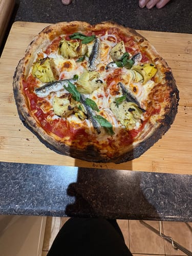 Customer photo review of Sourdough Pizza Bases