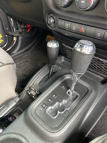 Customer photo review of Hill Killer Transmission Shifter for 2011 - 2018 Jeep Wrangler JK & JKU – CMM Offroad